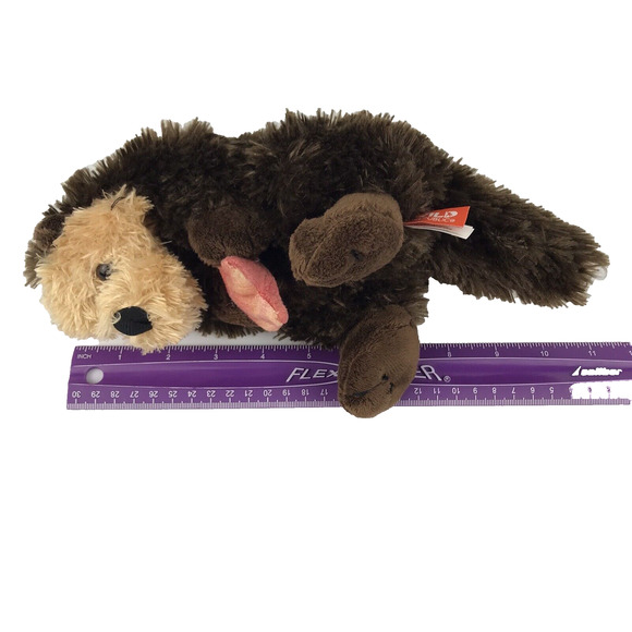 Wild Republic 10" Sea Otter Plush Starfish Realistic Stuffed Animal Toy Brown - Picture 5 of 7